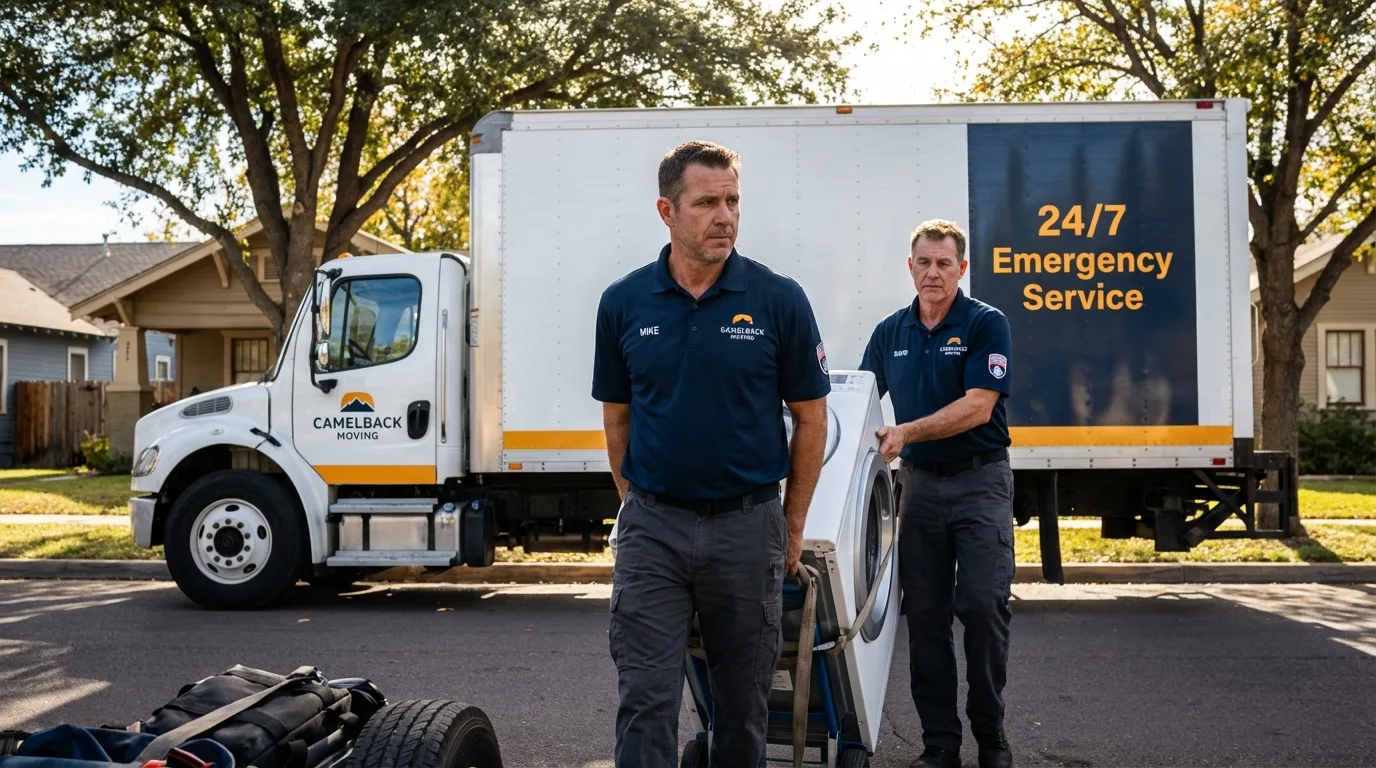 CamelBack Moving crew loading furniture in Paia, HI