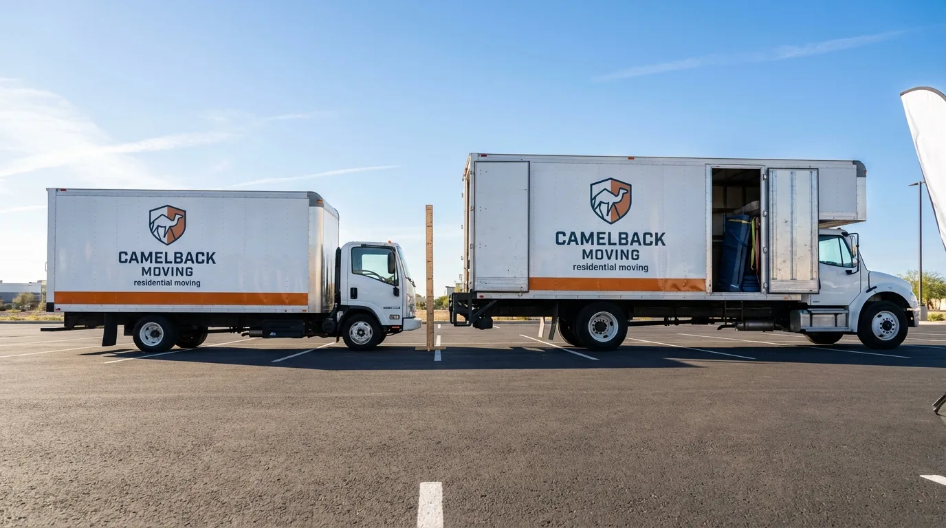 Moving truck size capacity guide in Paia
